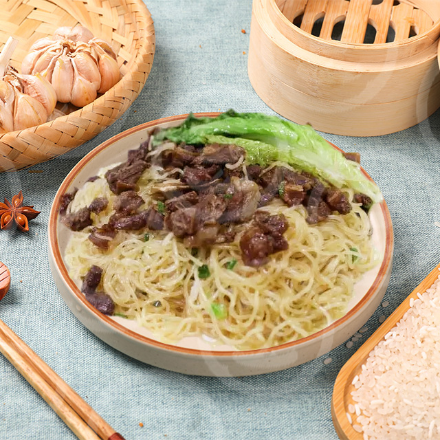 牛肉蒸米粉。